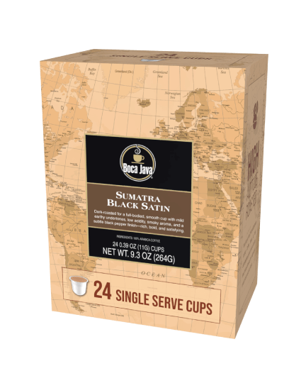 Sumatra Black Satin Single Serve Coffee 24ct